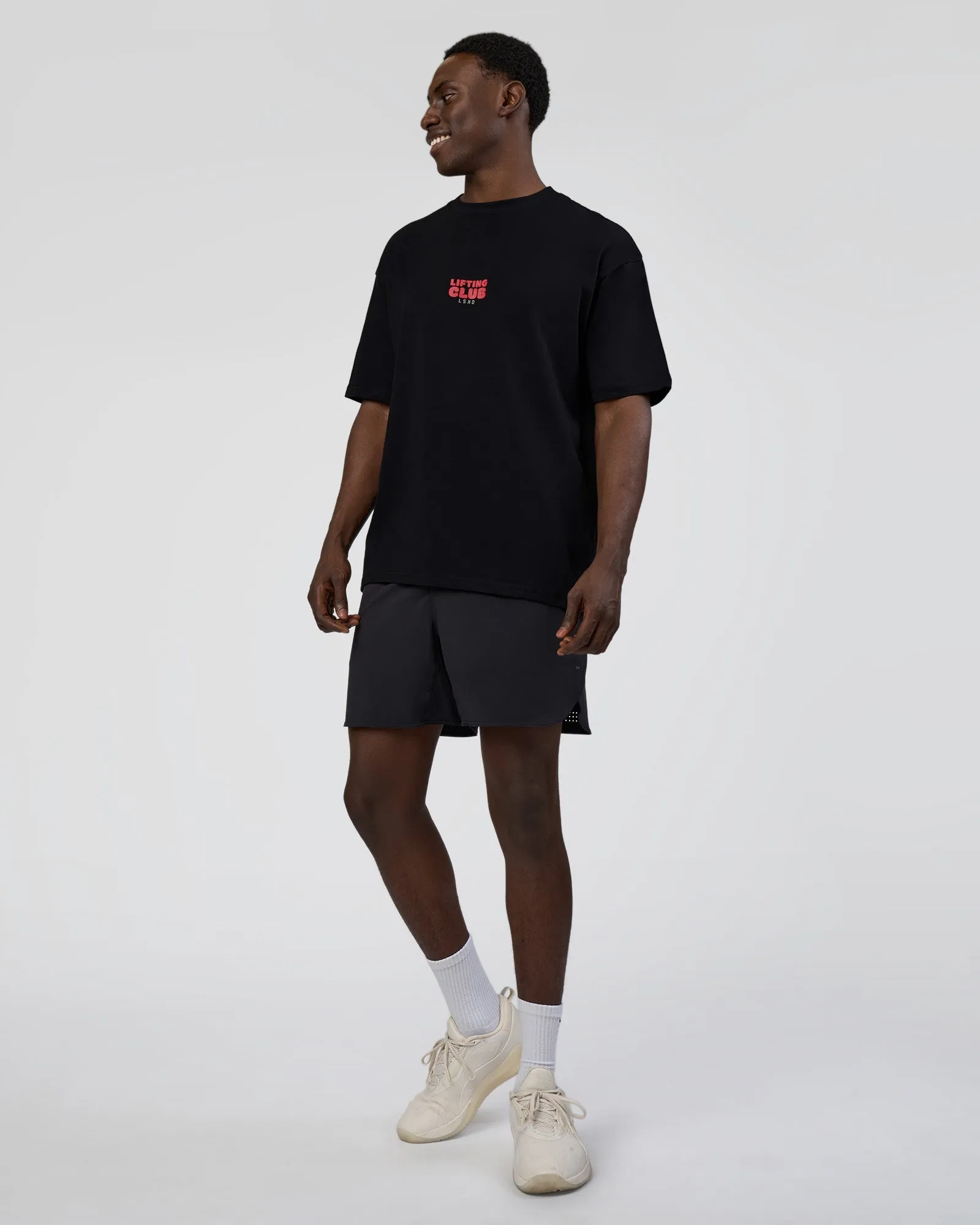 Kettle B FLXCotton Oversized Tee - Black-White sold by LSKD product image thumbnail 3