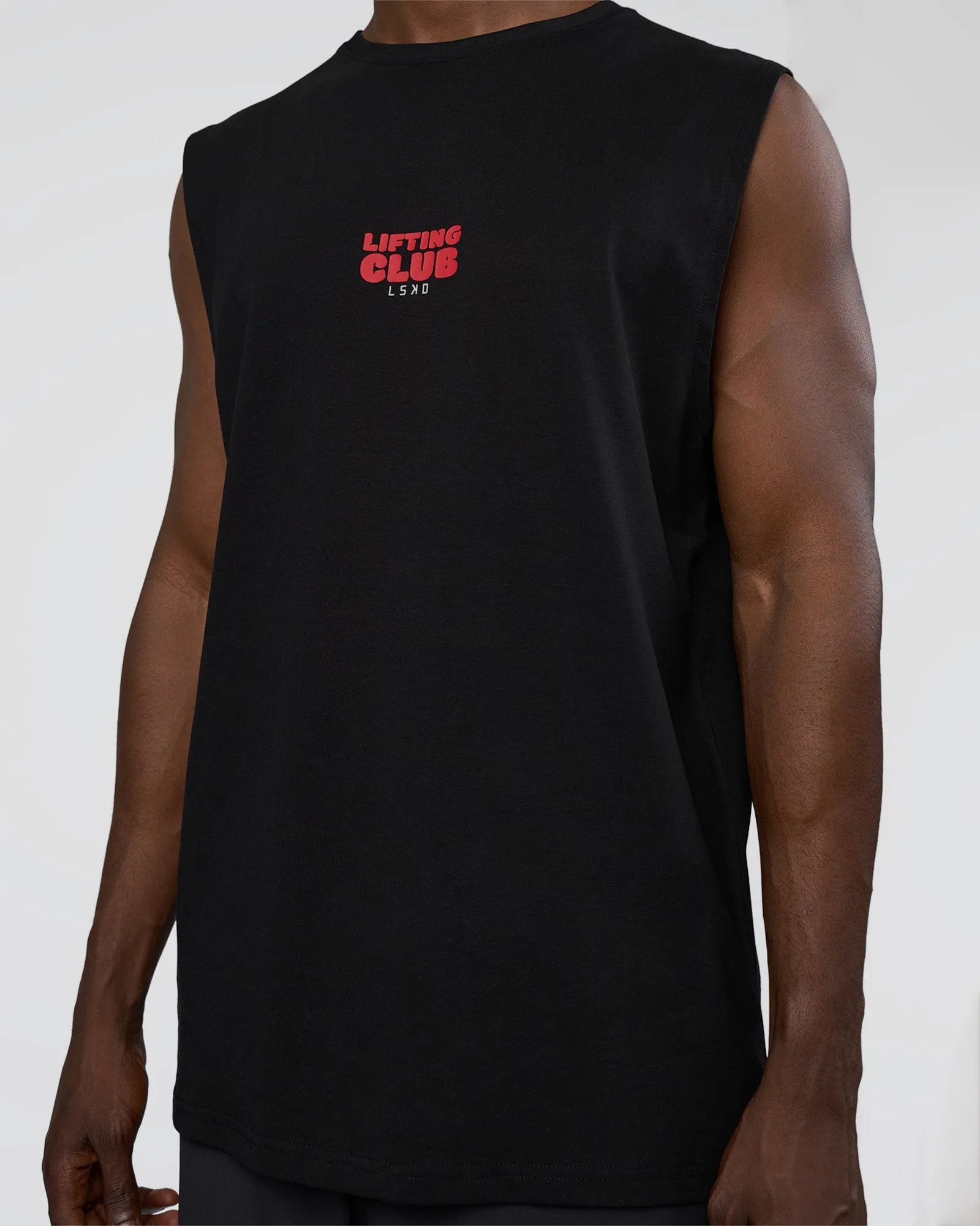 Kettle-B FLXCotton Muscle Tank - Black-White sold by LSKD product image thumbnail 4