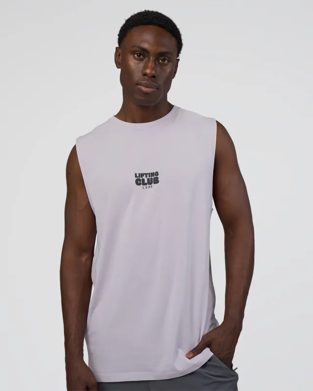 Kettle-B FLXCotton Muscle Tank - Galactic Lilac-Black sold by LSKD