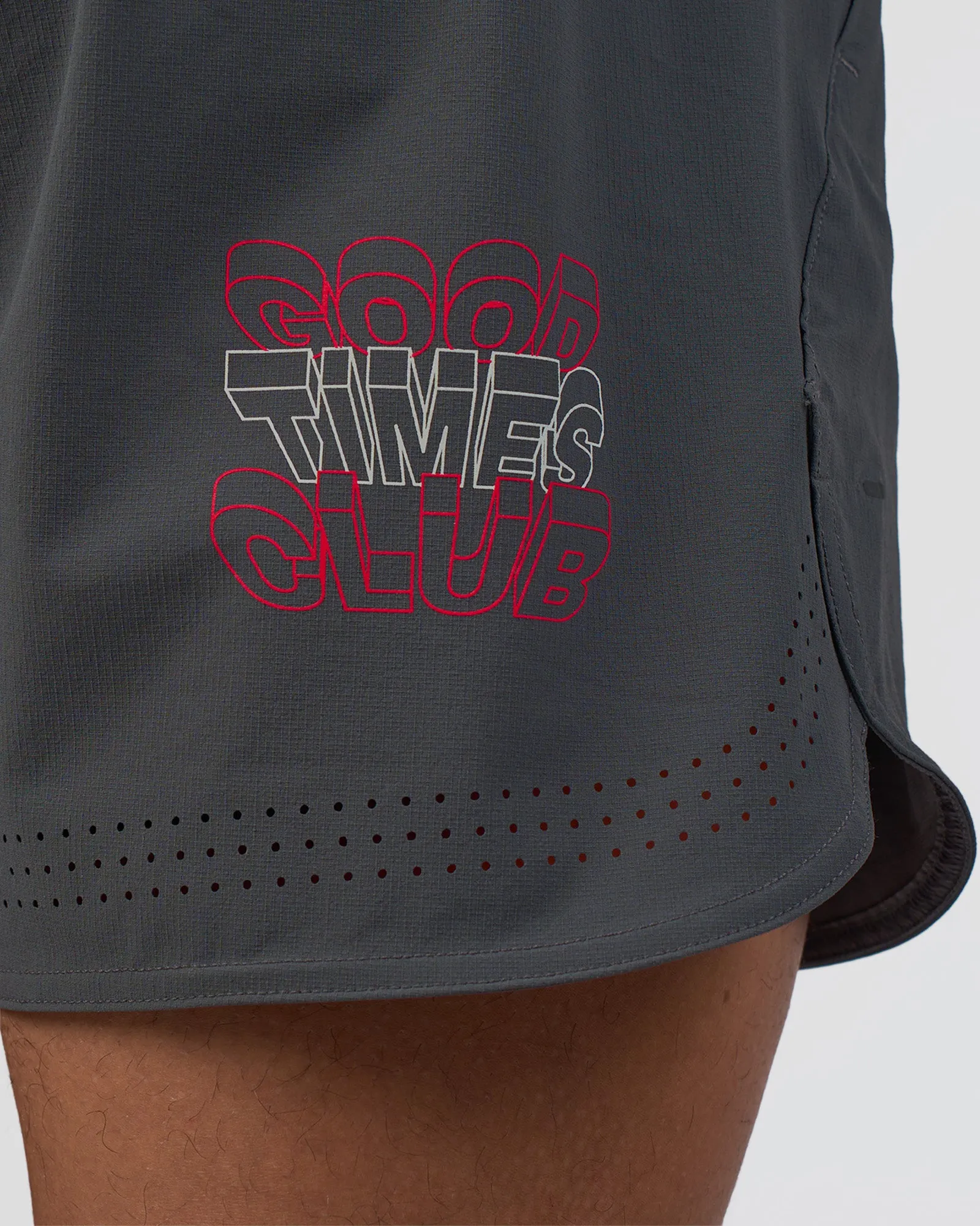 Lift 6" Short - Dark Storm-Scarlet sold by LSKD product image thumbnail 5