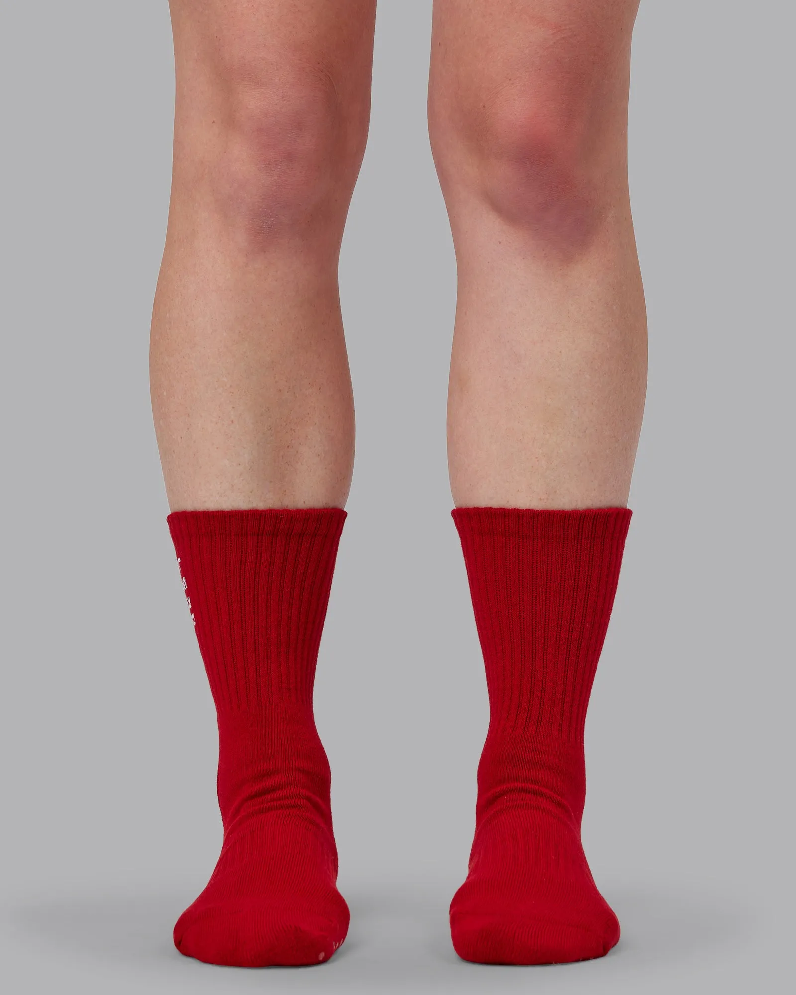 Signal Crew Pilates Grip Sock - Cherry Lacquer-Marshmallow sold by LSKD product image thumbnail 5