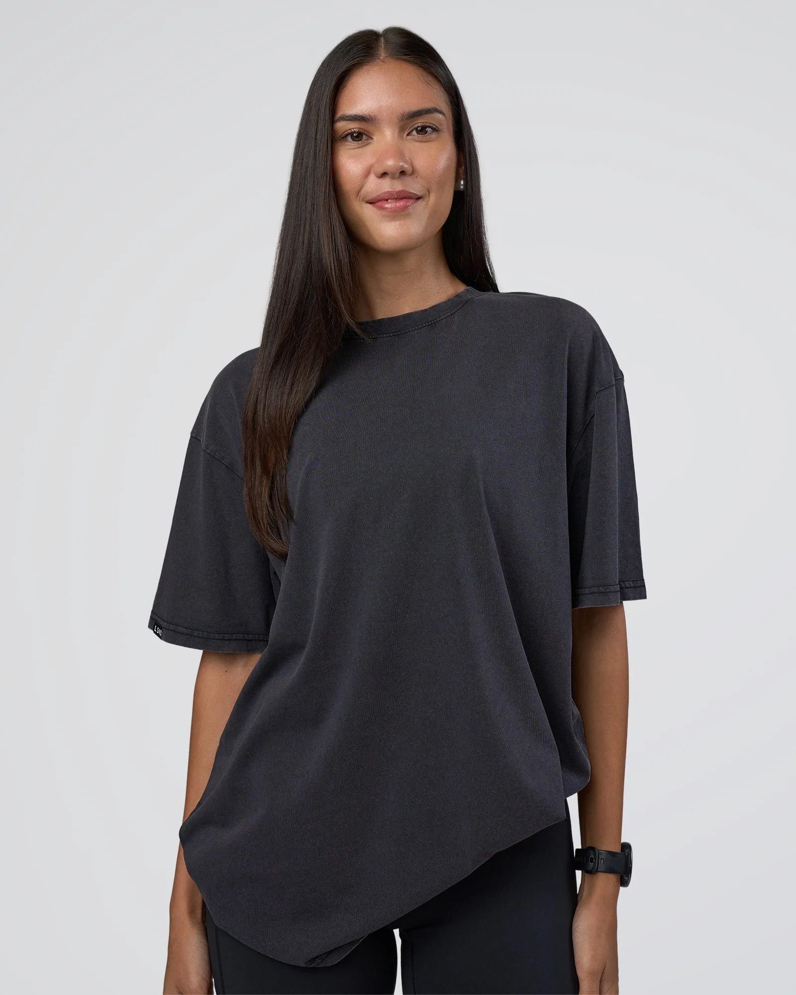 Lifting Club FLXCotton Tee Oversize - Black Washed sold by LSKD product image thumbnail 4