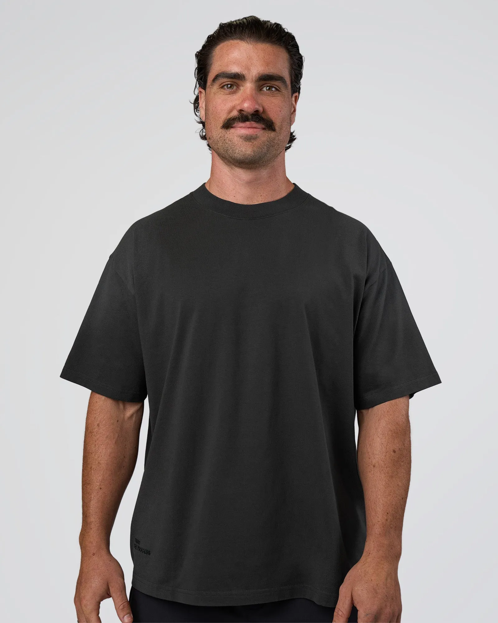 Spray Heavyweight Unisex Oversized Tee - Charcoal Washed sold by LSKD product image thumbnail 3