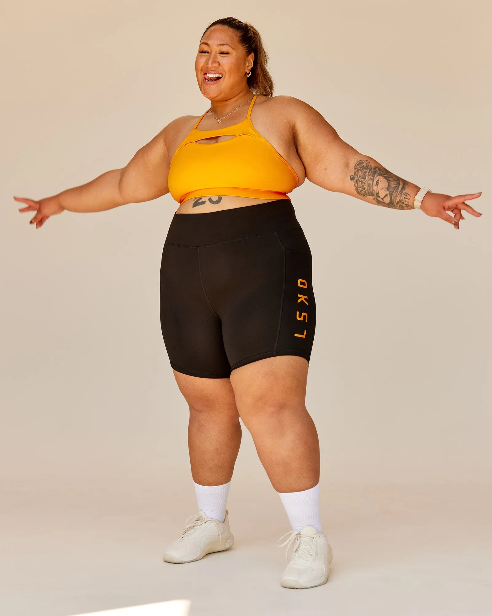 Be Bold Sports Bra - Zinnia sold by LSKD product image thumbnail 4