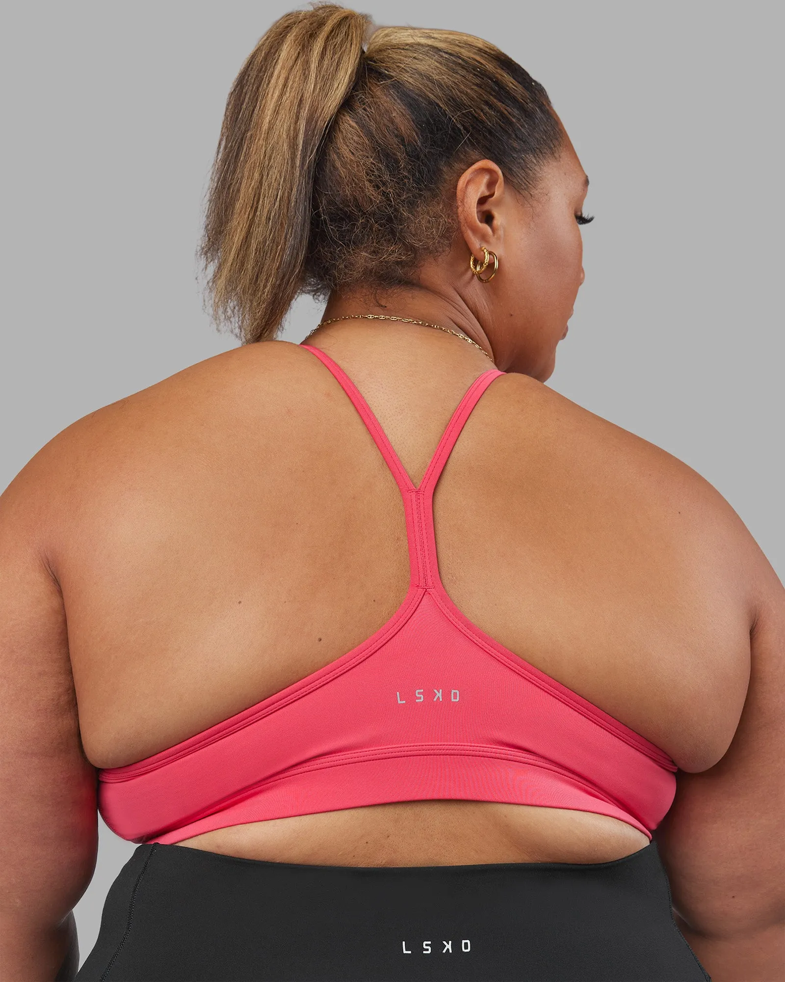 Be Bold Sports Bra - Bright Raspberry sold by LSKD product image thumbnail 2