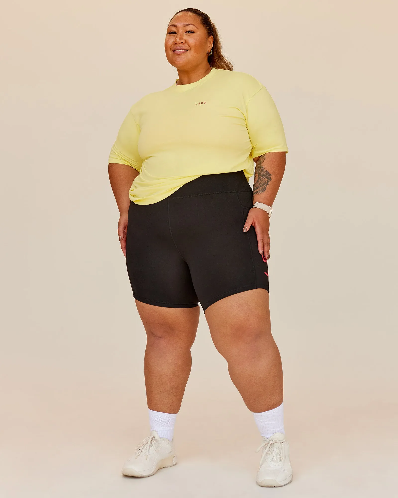 Bold Brave and Kind FLXCotton Oversized Tee - Lemon Fizz sold by LSKD product image thumbnail 3