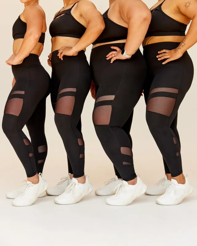 Be Bold Ultra High-Rise Full Length Legging - Black sold by LSKD