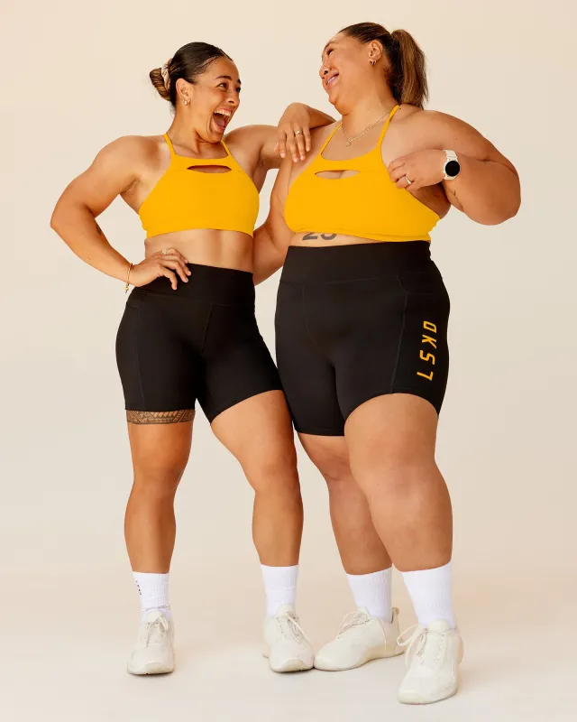 Rep Ultra High-Rise 6" Short Pockets - Black-Zinnia sold by LSKD