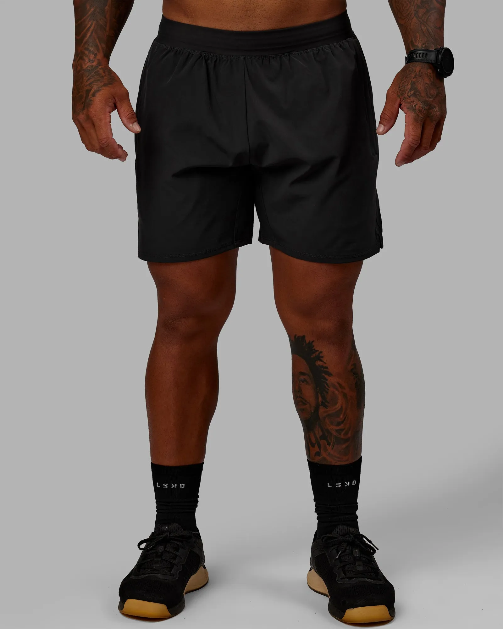 Challenger 6" Lined Performance Short - Pirate Black sold by LSKD product image thumbnail 3