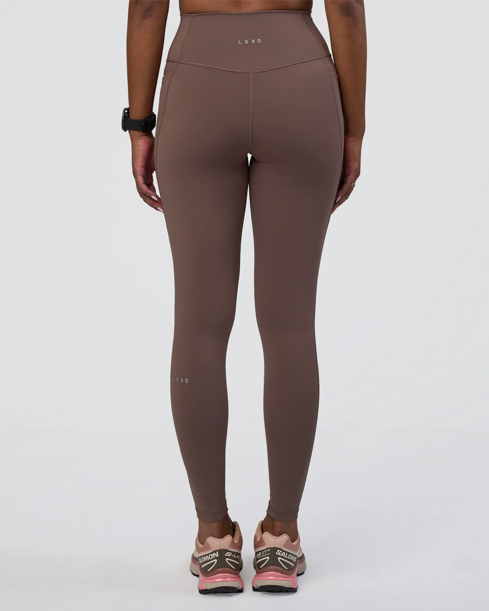 Fusion Ultra High-Rise Full Length Legging Pockets - Peppercorn sold by LSKD product image thumbnail 4