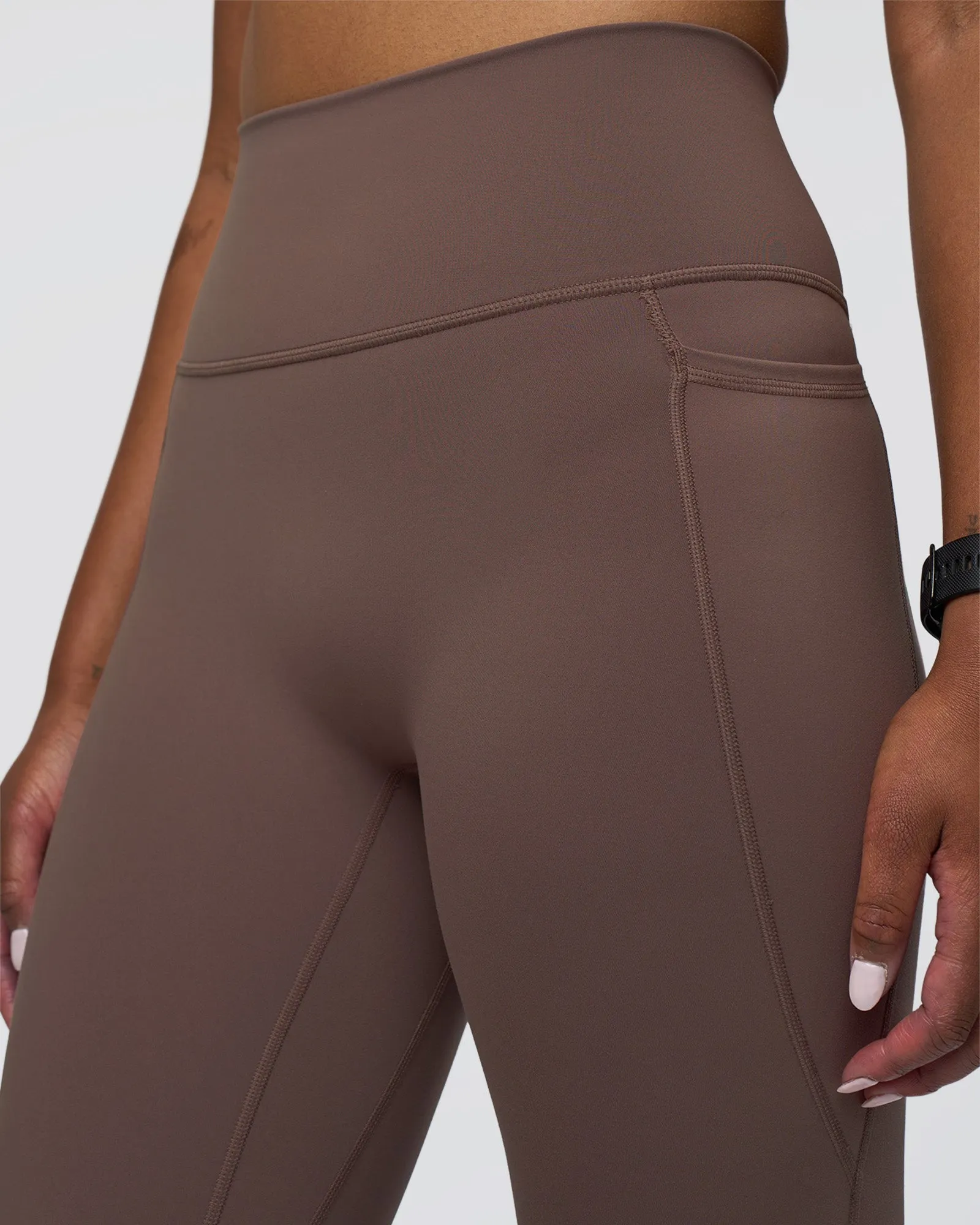 Fusion Ultra High-Rise Full Length Legging Pockets - Peppercorn sold by LSKD product image thumbnail 3
