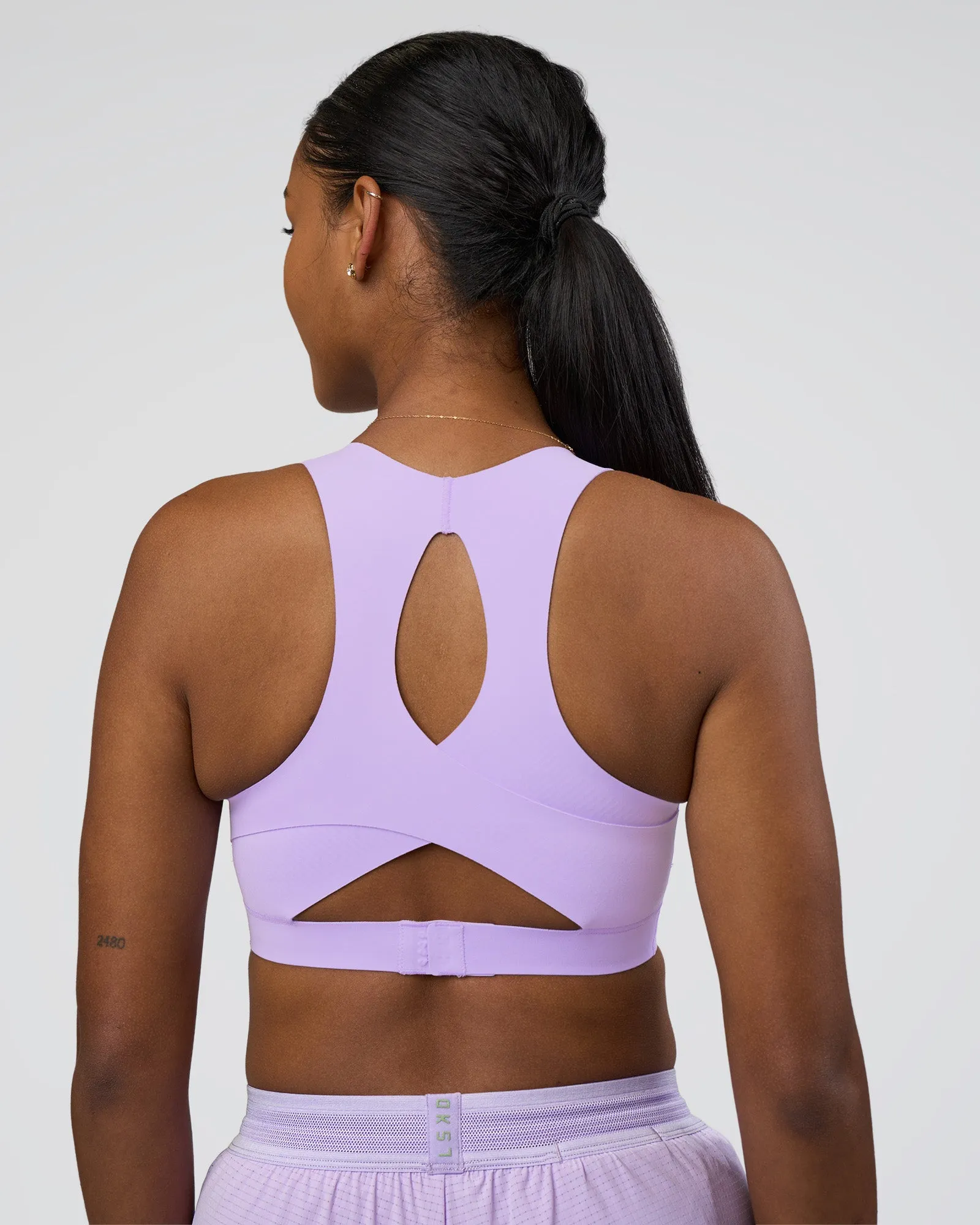 Fusion Sports Bra 2.0 - Pale Lilac sold by LSKD product image thumbnail 2