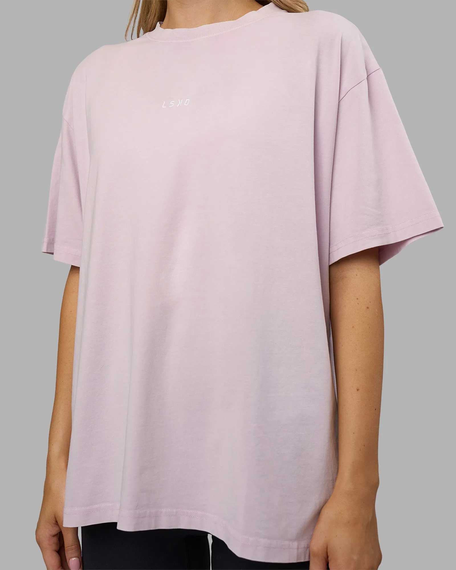 Go-To FLXCotton Oversized Tee - Fair Orchid Washed sold by LSKD product image thumbnail 5