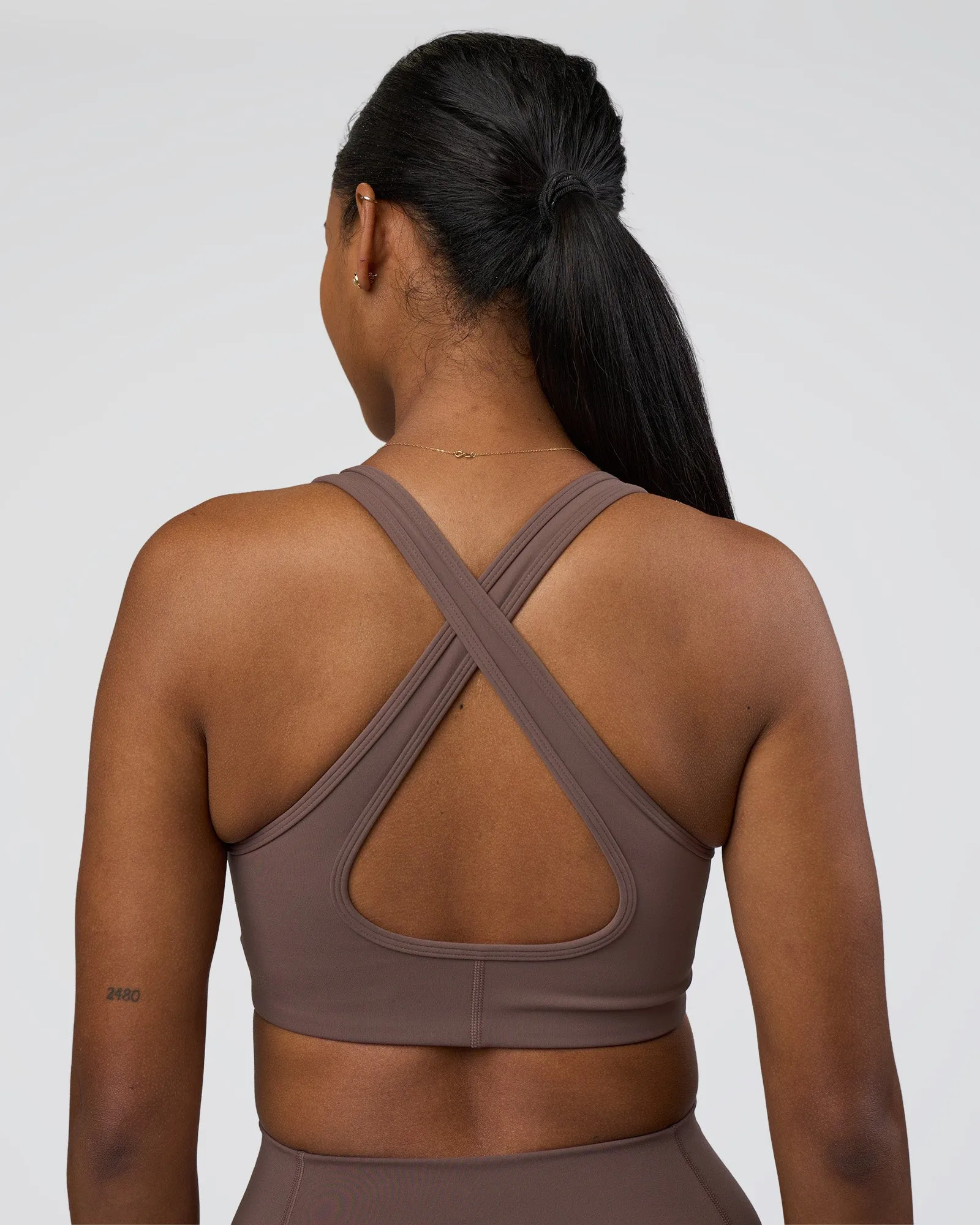 Stamina Sports Bra - Peppercorn sold by LSKD product image thumbnail 2