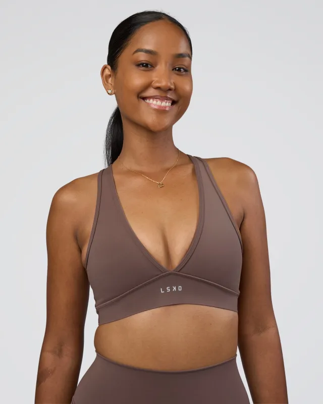 Stamina Sports Bra - Peppercorn sold by LSKD