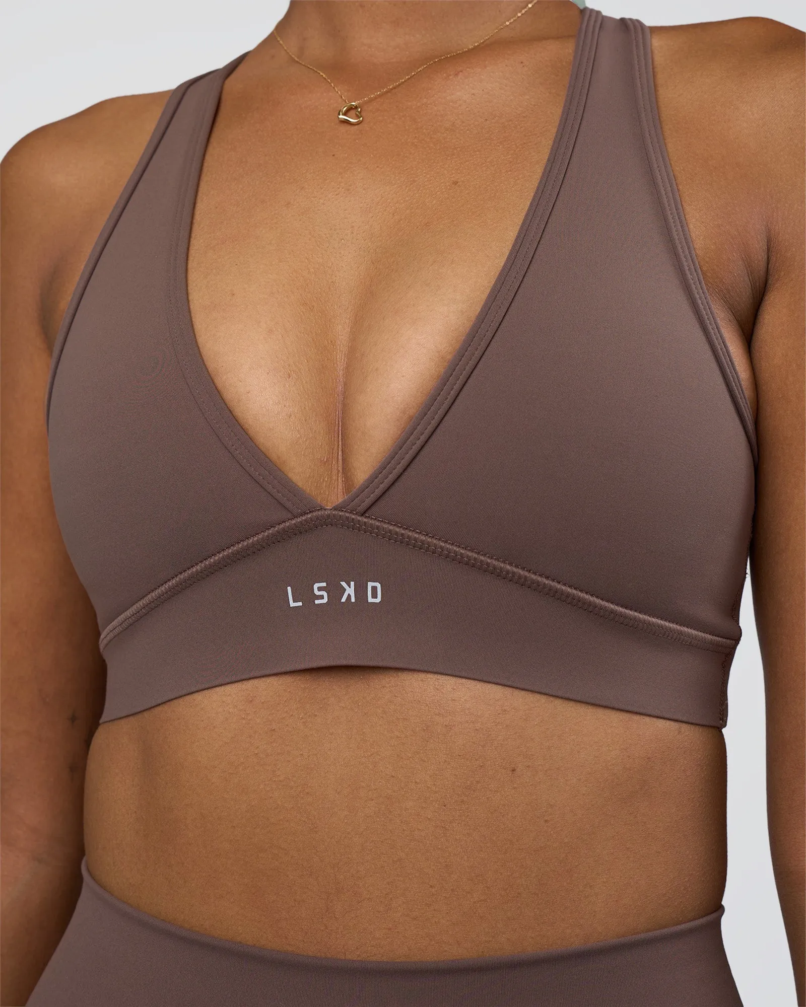 Stamina Sports Bra - Peppercorn sold by LSKD product image thumbnail 4