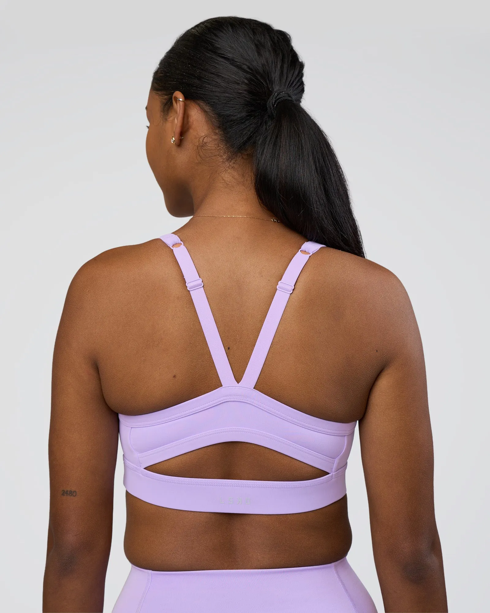 Momentum Sports Bra - Pale Lilac sold by LSKD product image thumbnail 5