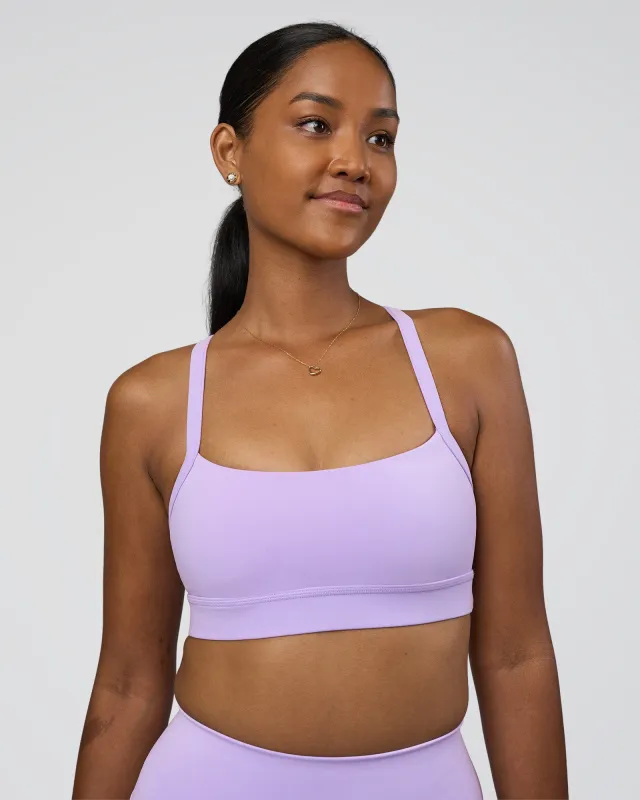 Momentum Sports Bra - Pale Lilac sold by LSKD