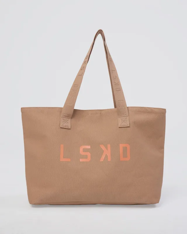 Hold It All Canvas Tote - Warm Smoke sold by LSKD