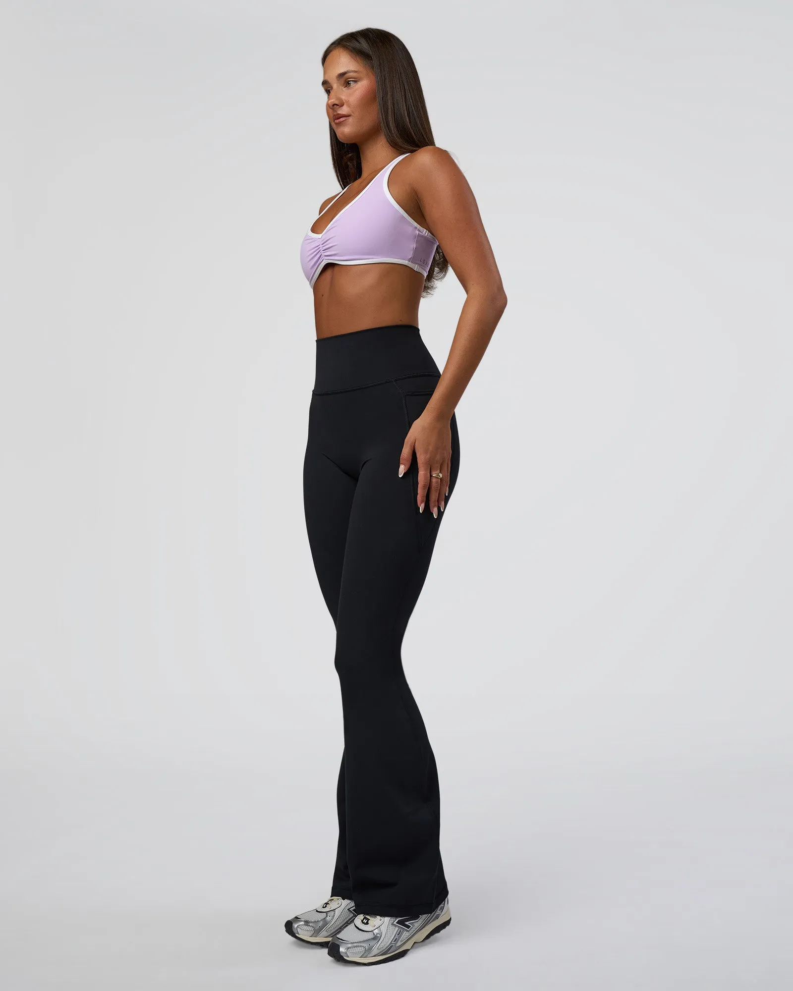 Luminous Sports Bra - Pale Lilac-White sold by LSKD product image thumbnail 3