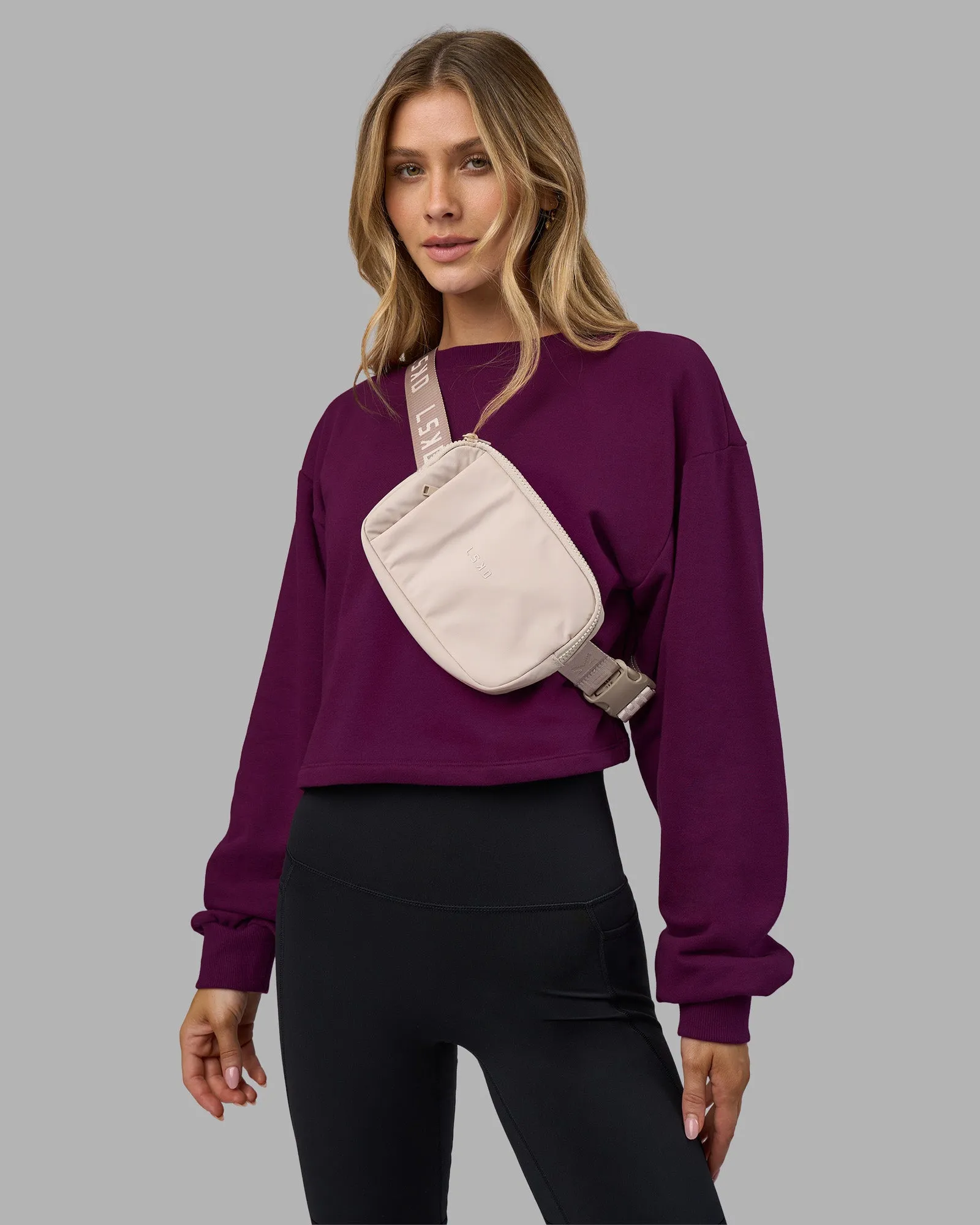 Breeze Open Back Sweater - Plum Caspia-Plum Caspia sold by LSKD product image thumbnail 4