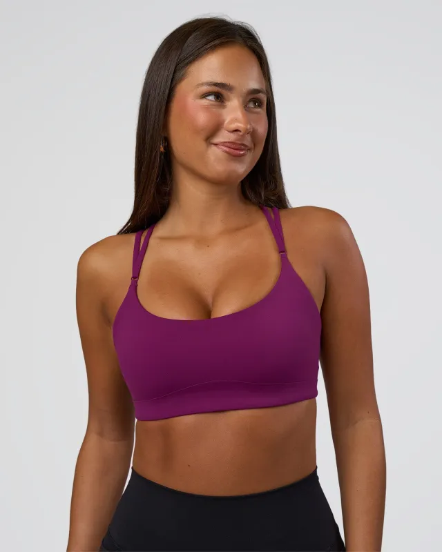 Luminate Sports Bra - Plum Caspia sold by LSKD