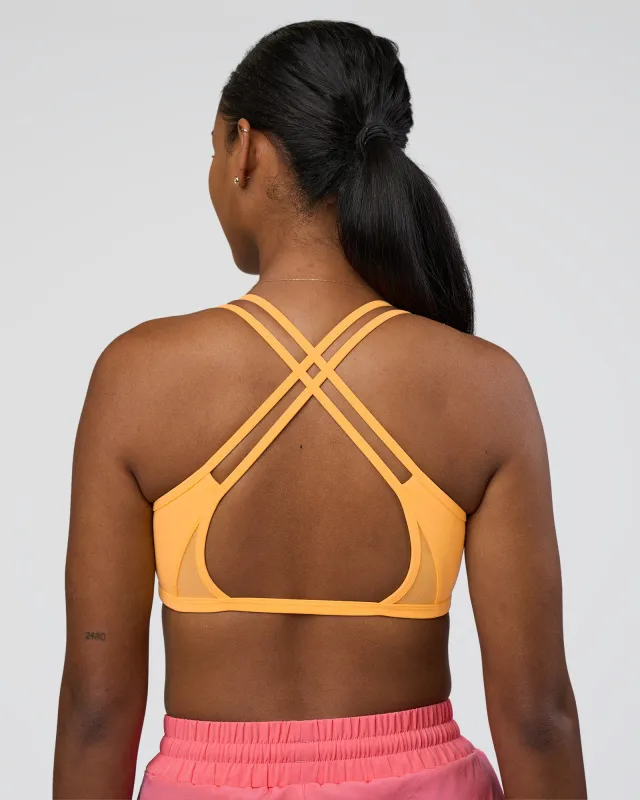 Interstellar Sports Bra - Warm Apricot sold by LSKD
