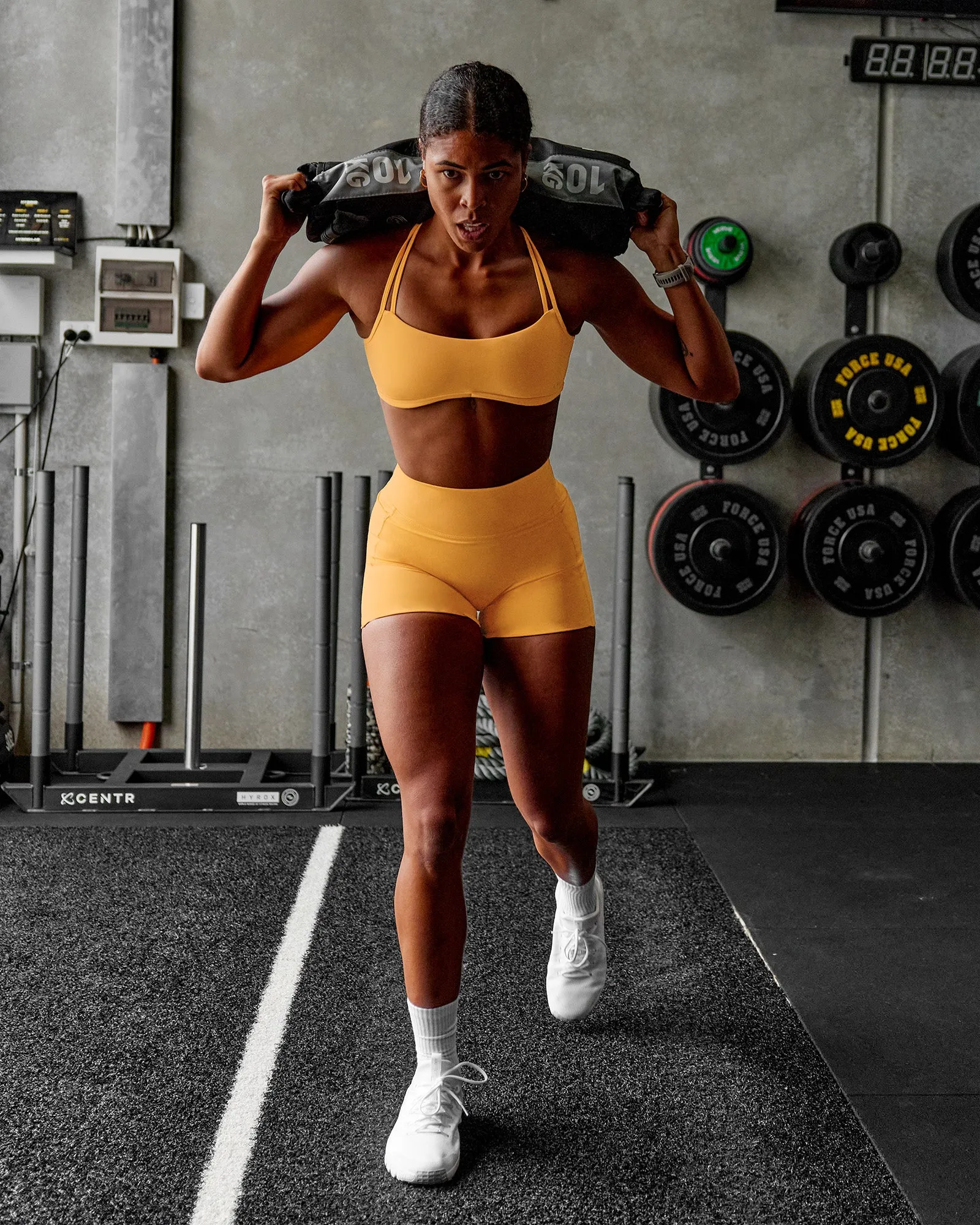 Interstellar Sports Bra - Warm Apricot sold by LSKD product image thumbnail 2