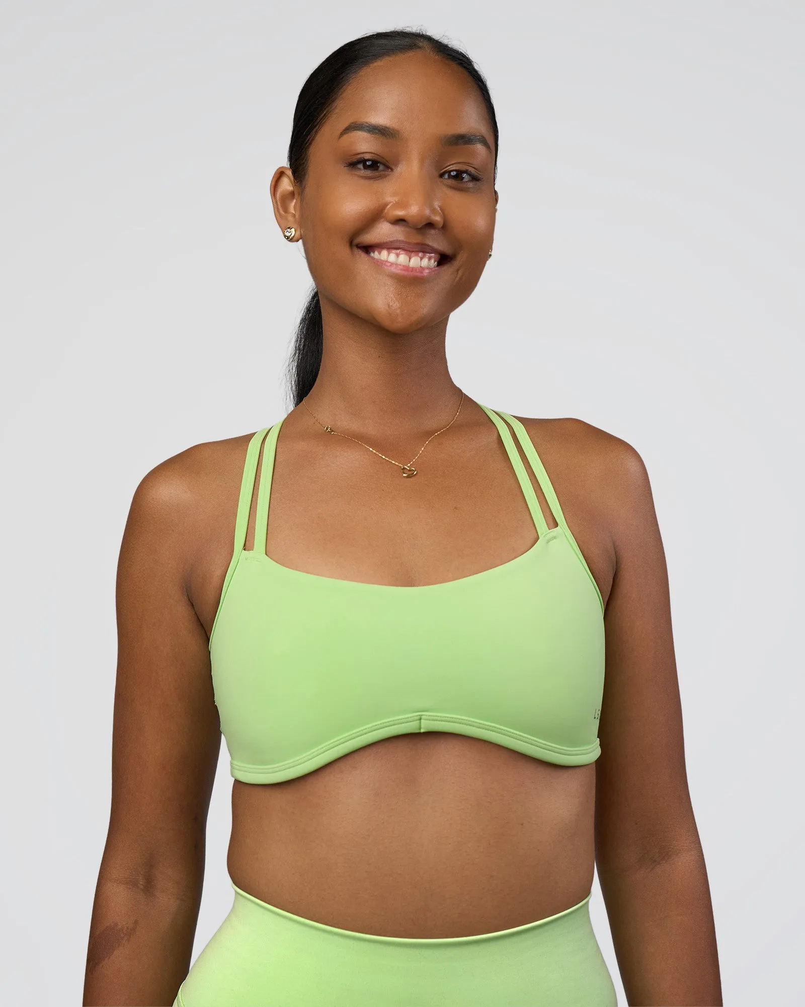 Interstellar Sports Bra - Solar Lime sold by LSKD product image thumbnail 3