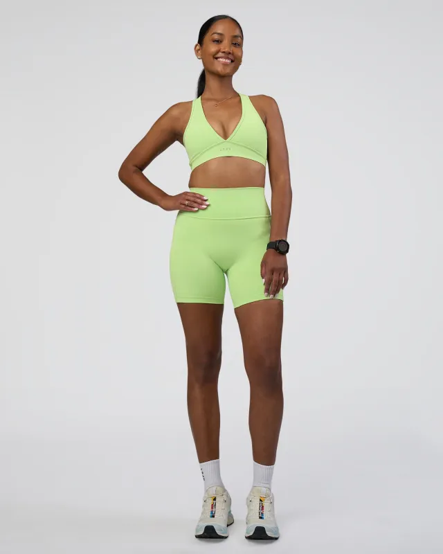 Fusion Ultra High-Rise 6" Short Pockets - Solar Lime sold by LSKD