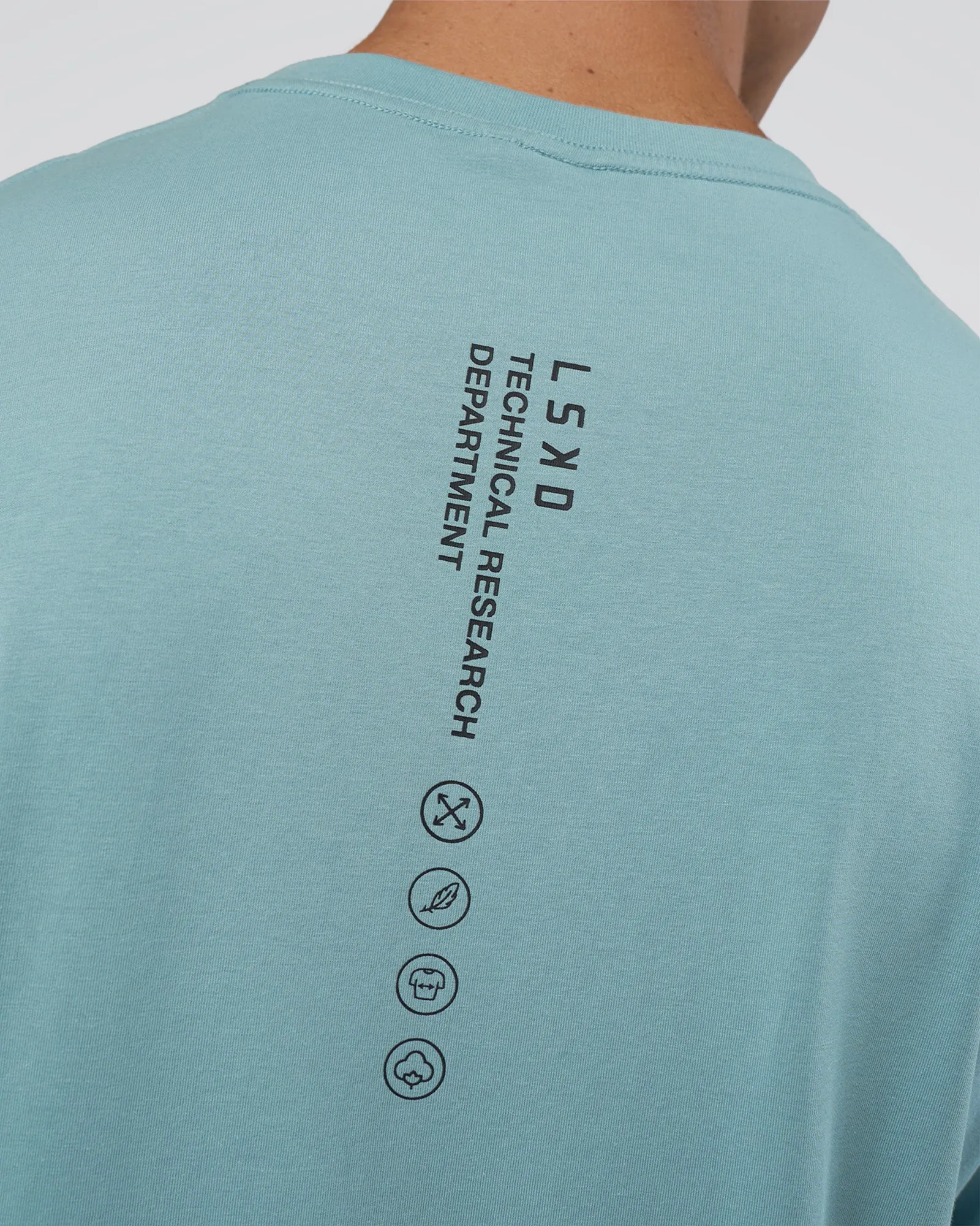 Research Department FLXCotton Oversized Tee - Smoke Blue sold by LSKD product image thumbnail 3