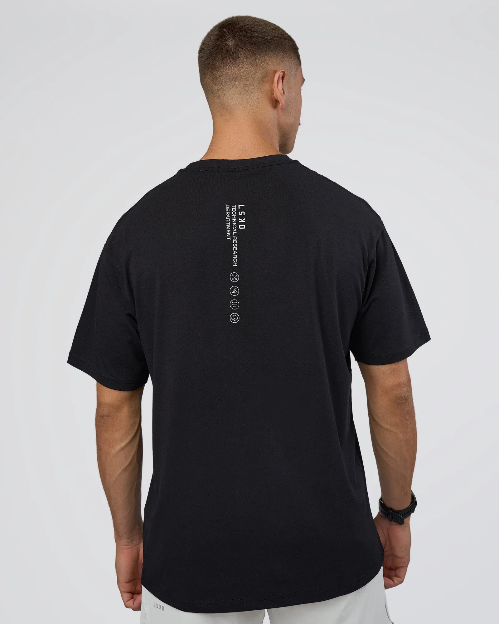 Research Department FLXCotton Oversized Tee - Black sold by LSKD product image thumbnail 2