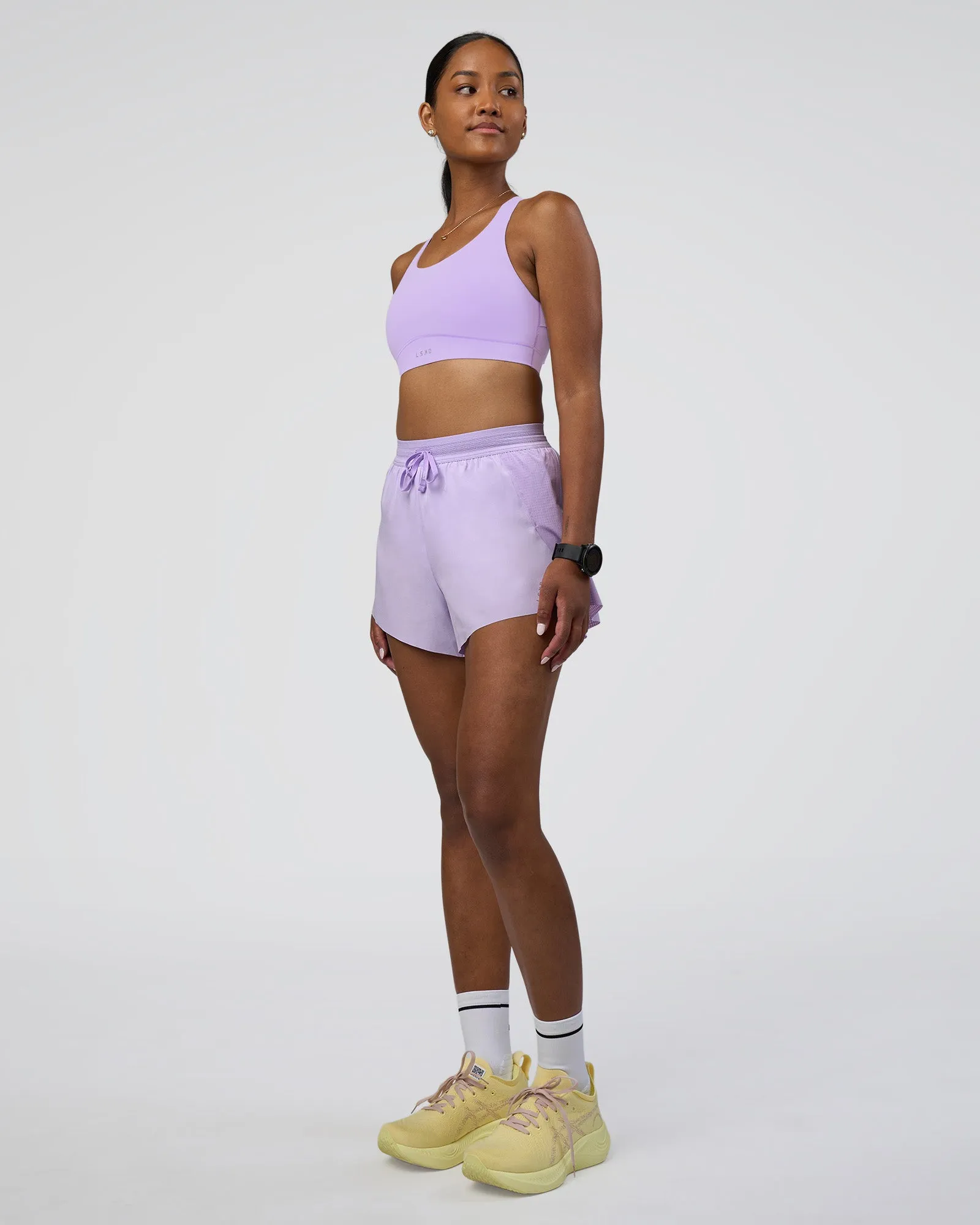 Accelerate 3" High-Rise Running Short - Pale Lilac sold by LSKD product image thumbnail 5