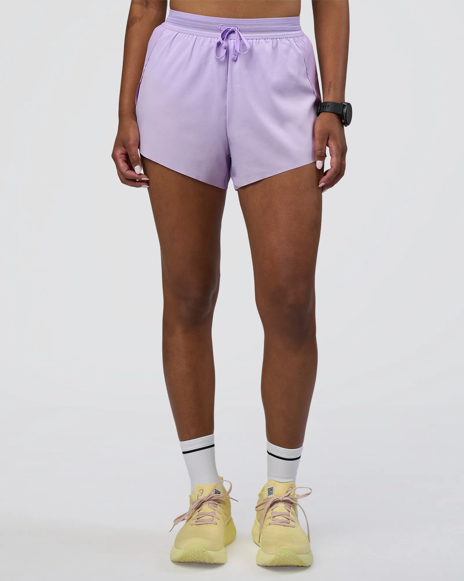 Accelerate 3" High-Rise Running Short - Pale Lilac sold by LSKD