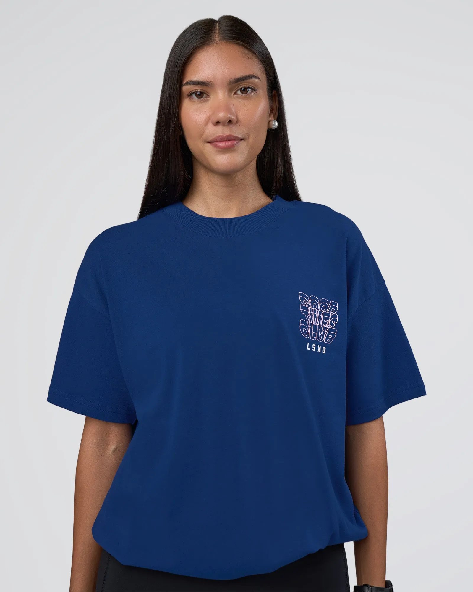 GTC Heavyweight Oversized Tee - Washed Midnight Blue-Marsh sold by LSKD product image thumbnail 5
