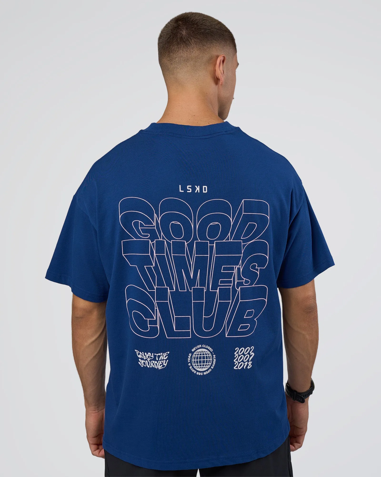 GTC Heavyweight Oversized Tee - Washed Midnight Blue-Marsh sold by LSKD product image thumbnail 2