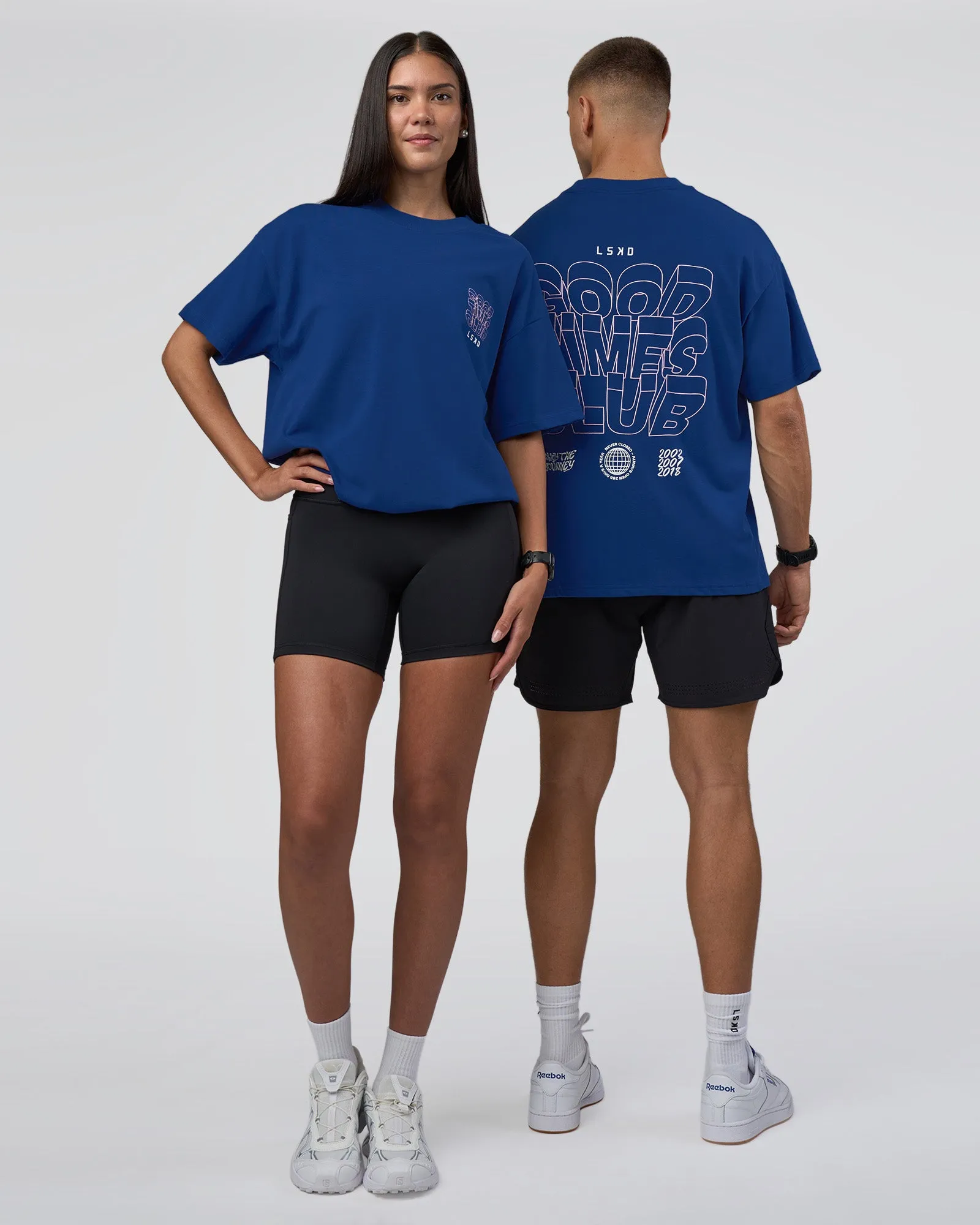 GTC Heavyweight Oversized Tee - Washed Midnight Blue-Marsh sold by LSKD