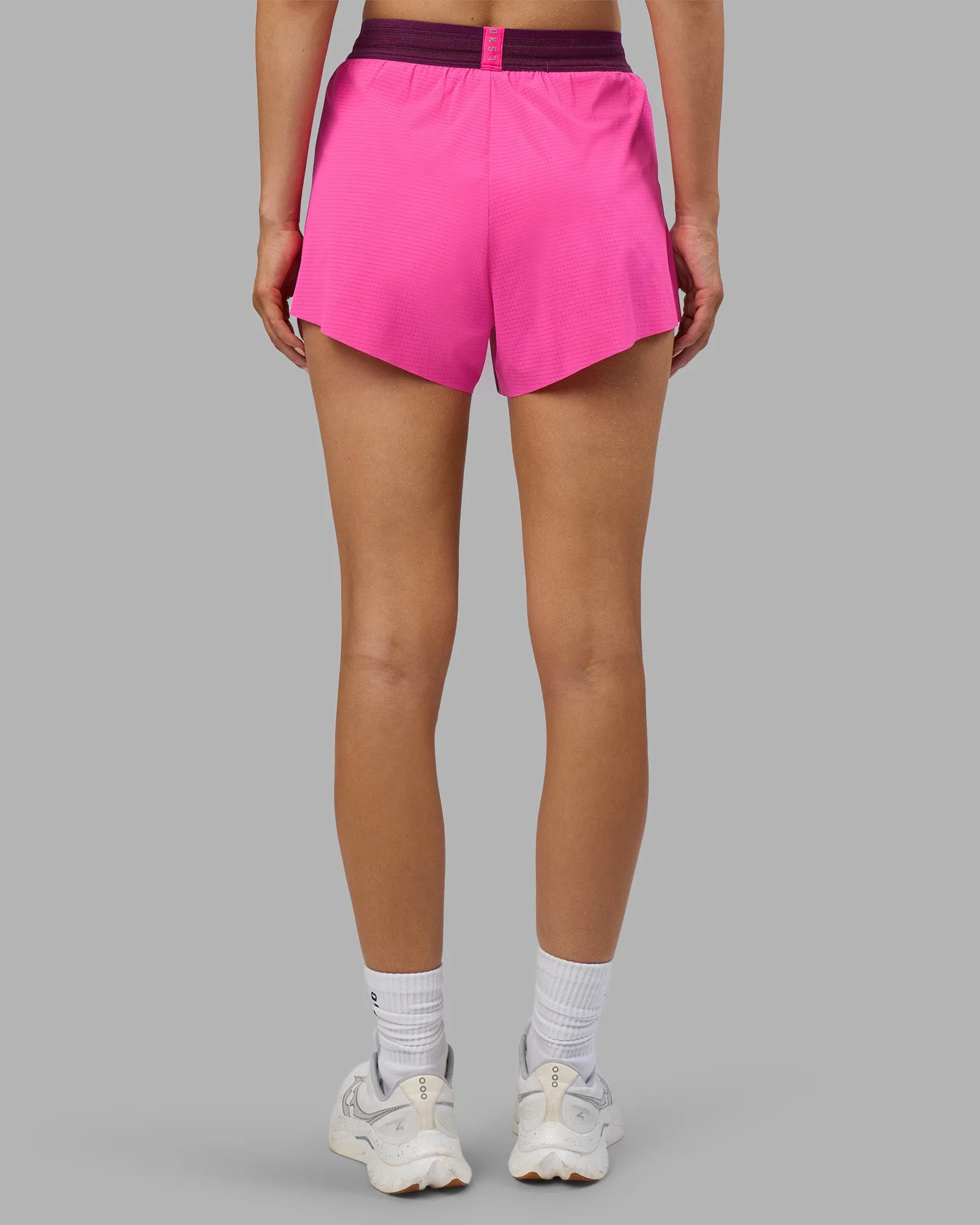 Accelerate 3" High-Rise Running Short - Ultra Pink-Plum Caspia sold by LSKD product image thumbnail 4
