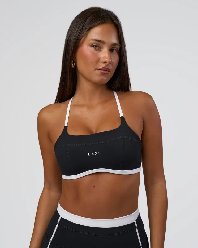 Liberate Sports Bra - Black-White sold by LSKD