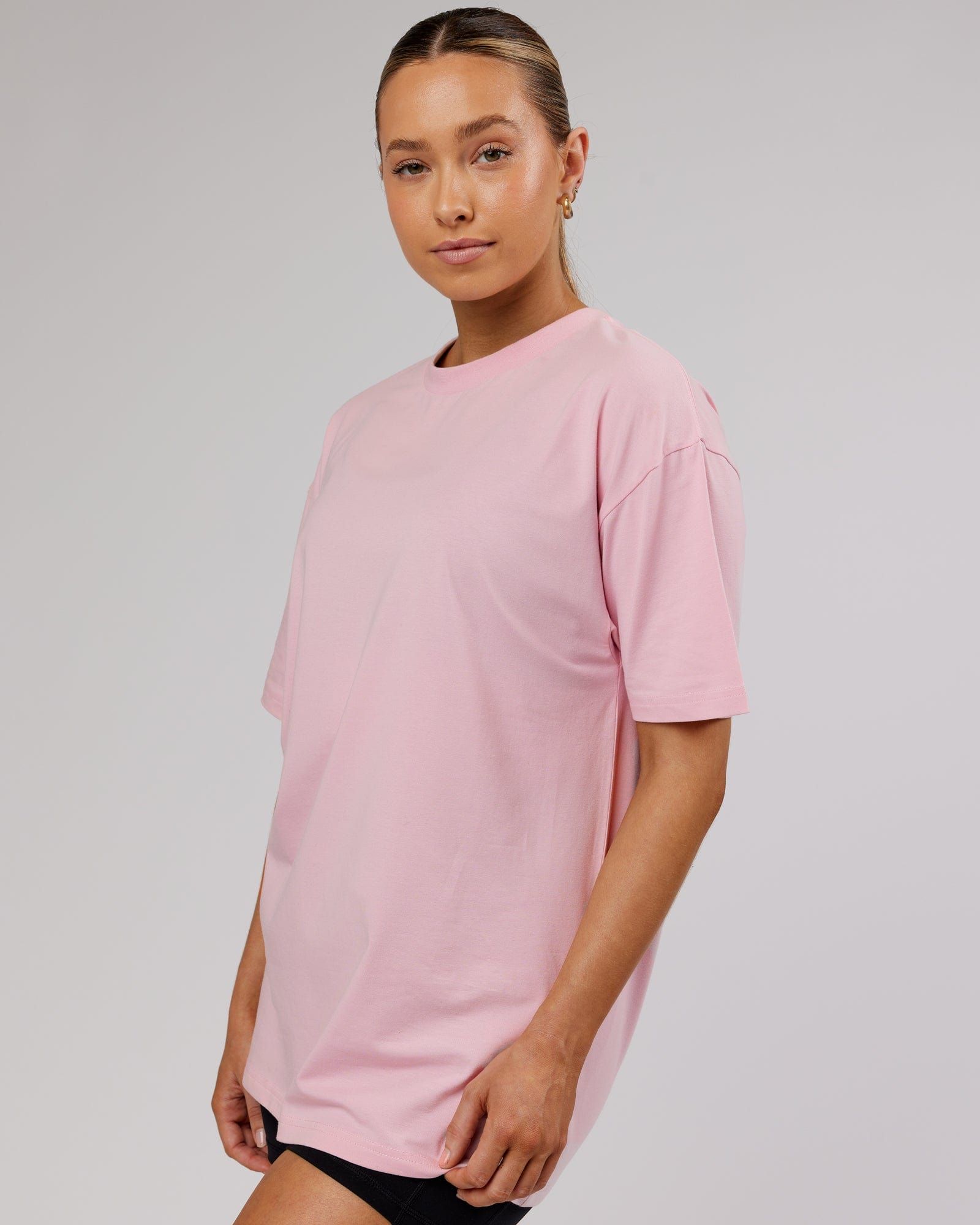 Unisex LTRD FLXCotton Tee Oversize - Bleached Mauve sold by LSKD product image thumbnail 2
