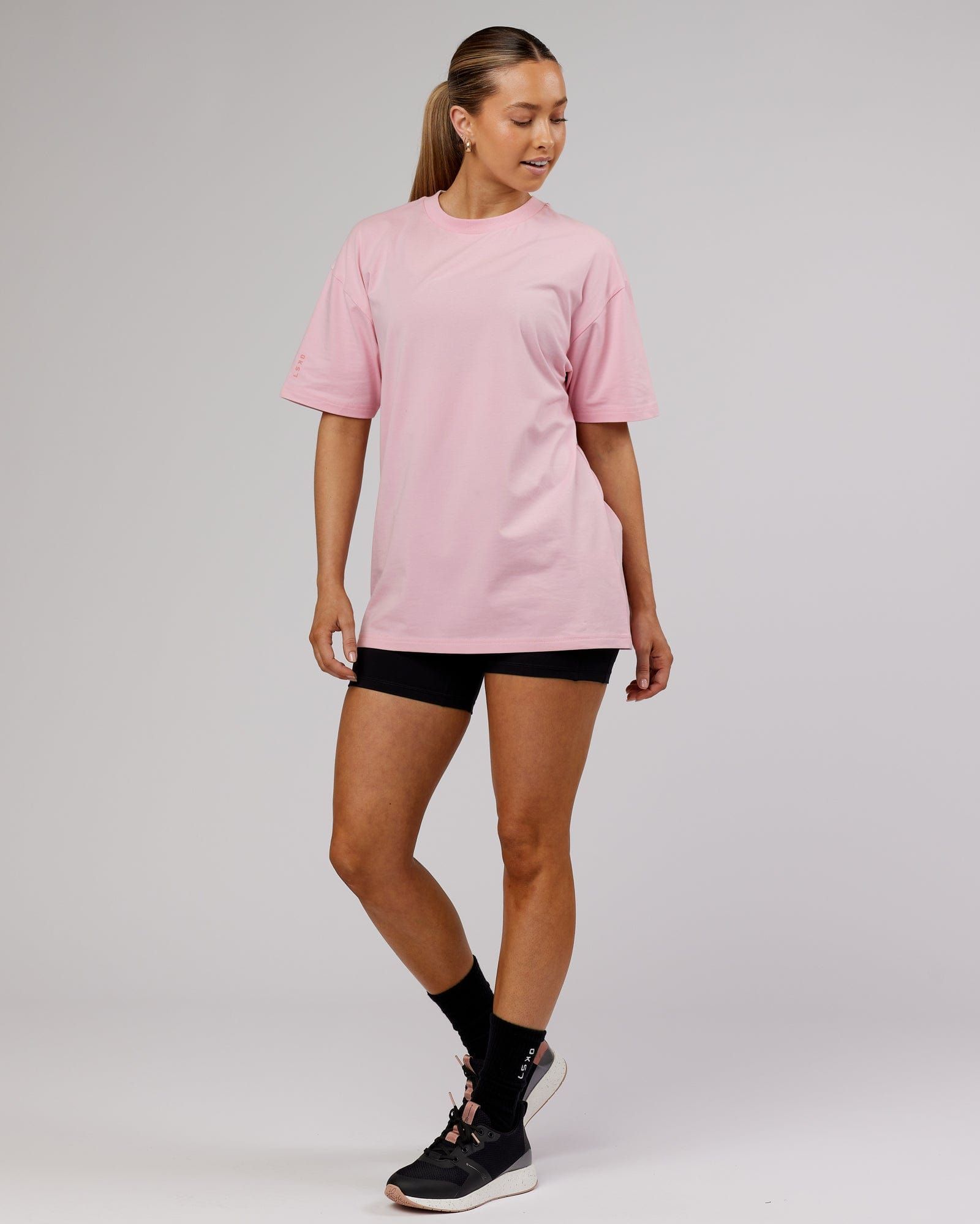 Unisex LTRD FLXCotton Tee Oversize - Bleached Mauve sold by LSKD product image thumbnail 3
