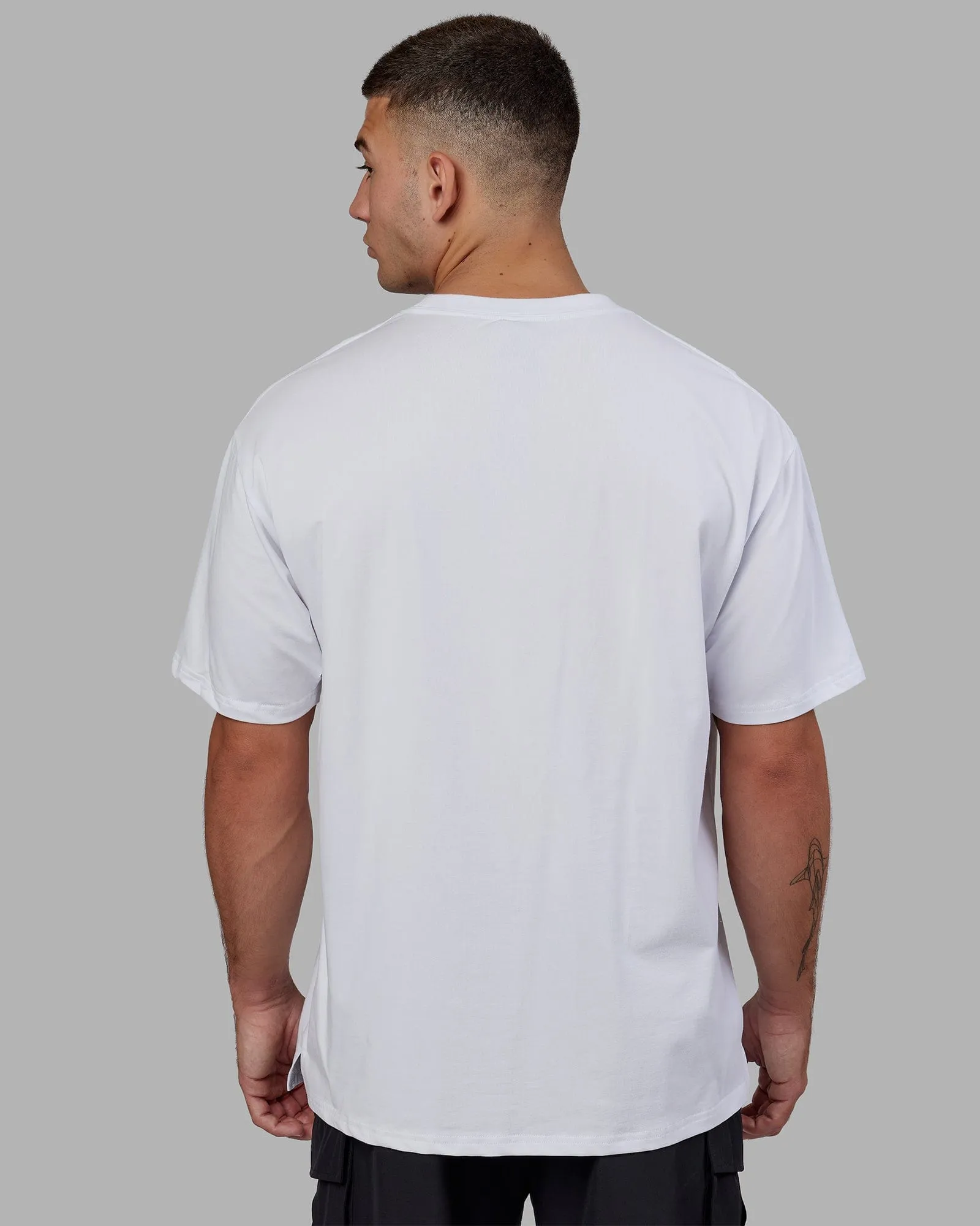 1% Better FLXCotton Tee Oversize - White sold by LSKD product image thumbnail 4