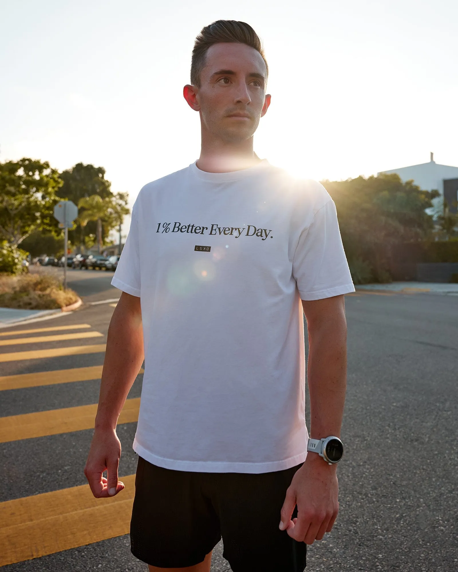 1% Better FLXCotton Tee Oversize - White sold by LSKD product image thumbnail 2