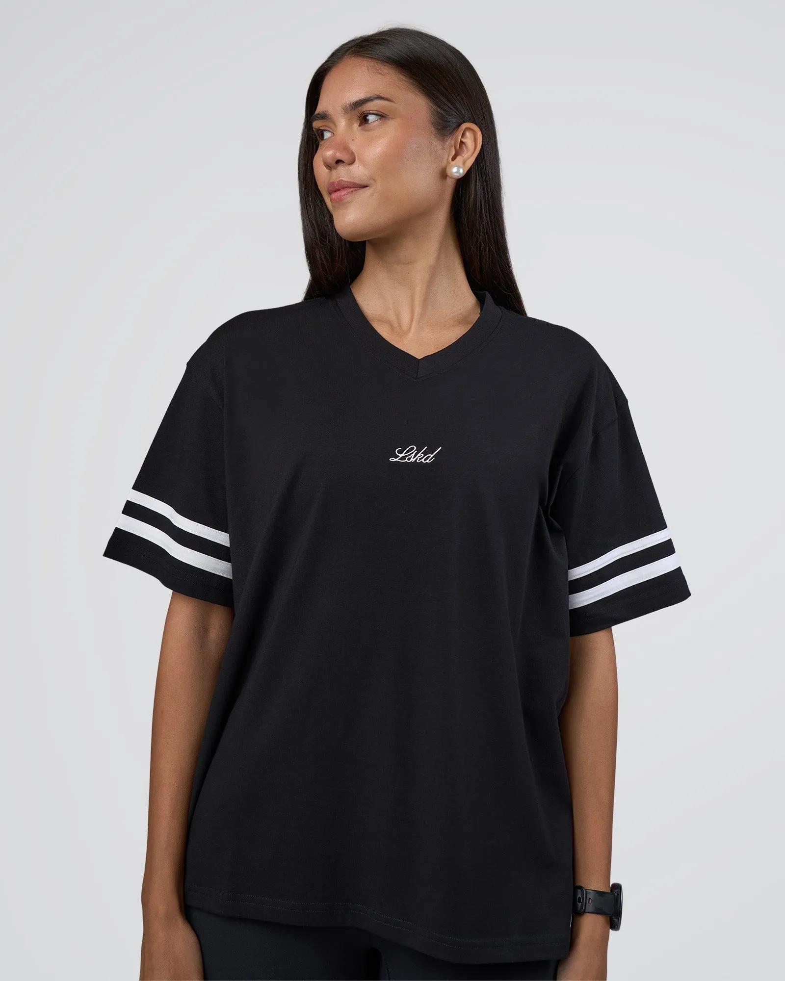 Victory FLXCotton Oversized Tee - Black-White sold by LSKD