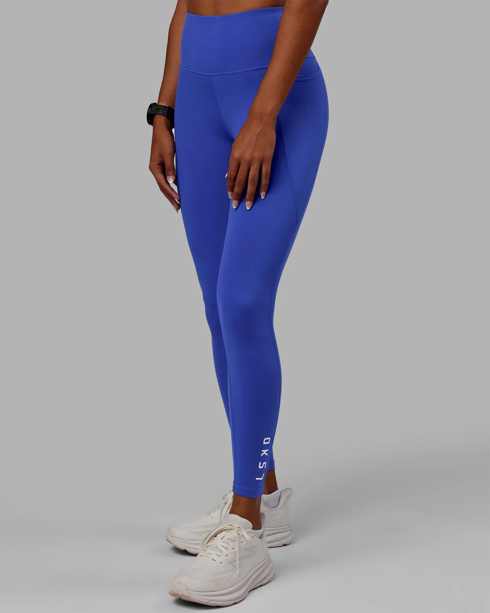 Flux Ultra High-Rise Full Length Legging Pockets - Power Cobalt sold by LSKD product image thumbnail 5