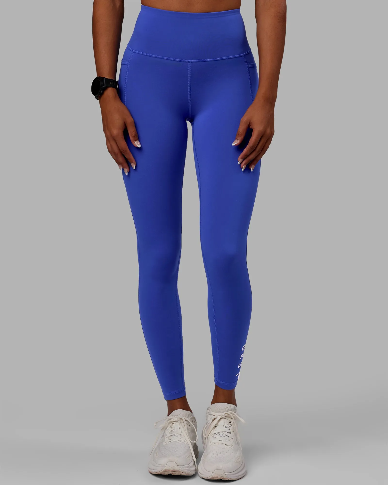 Flux Ultra High-Rise Full Length Legging Pockets - Power Cobalt sold by LSKD product image thumbnail 2