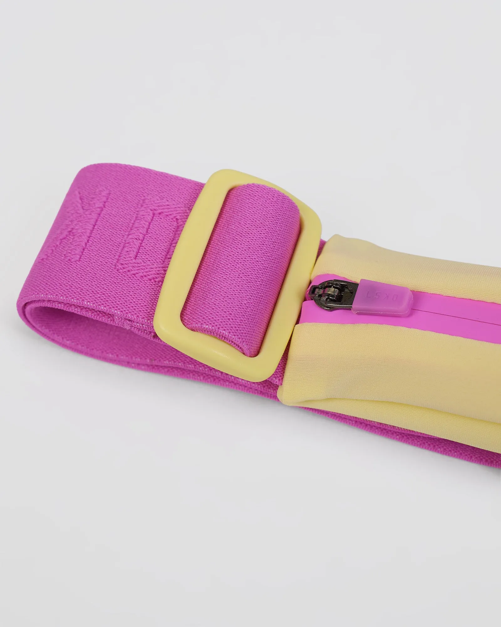 Rep Run Belt 2.0 - Yellow Fizz-Ultra Fuchsia sold by LSKD product image thumbnail 3
