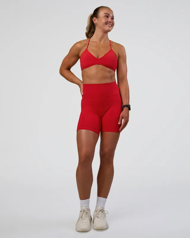 Fusion Ultra High-Rise 6" Short Pockets - Flame sold by LSKD