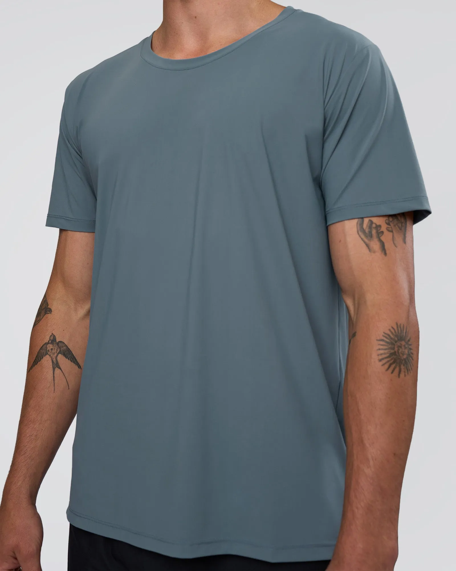 Cadence Swift Tee - Blue Mirage sold by LSKD product image thumbnail 3