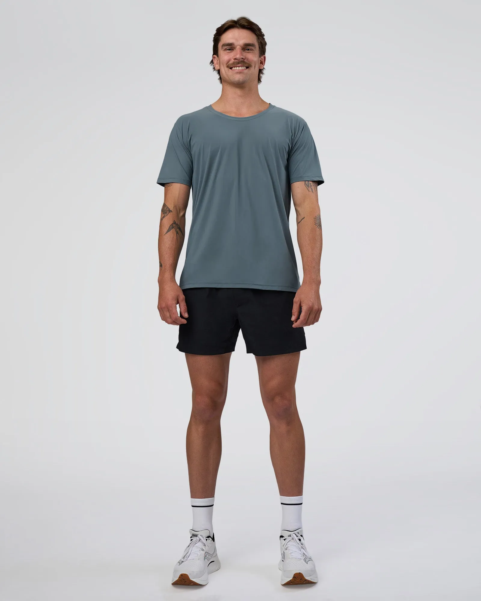 Cadence Swift Tee - Blue Mirage sold by LSKD product image thumbnail 2